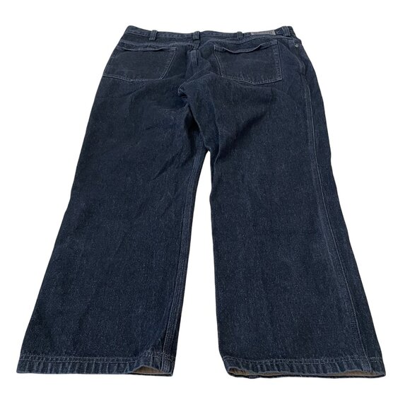 Duluth Trading Ballroom Relaxed Fit Jeans Men's Size 42x30 Black Denim - Picture 5 of 5